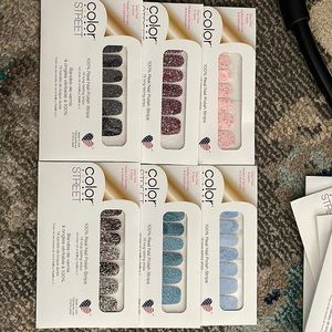 Color Street chunky glitter bundle